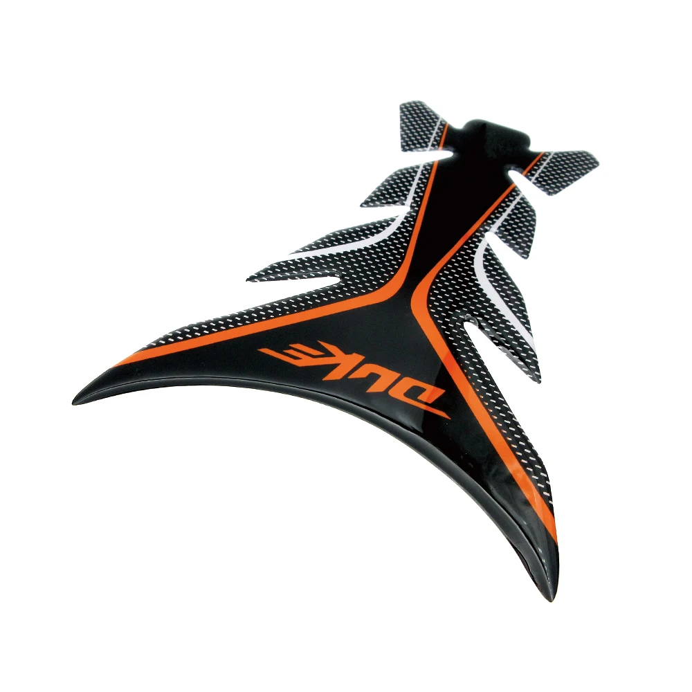 Motorcycle Tank Pad Decorative Sticker For KTM Duke 125 200 390 690 990 1290 Motor Fuel Tank Cover Protector Decal With Keychain