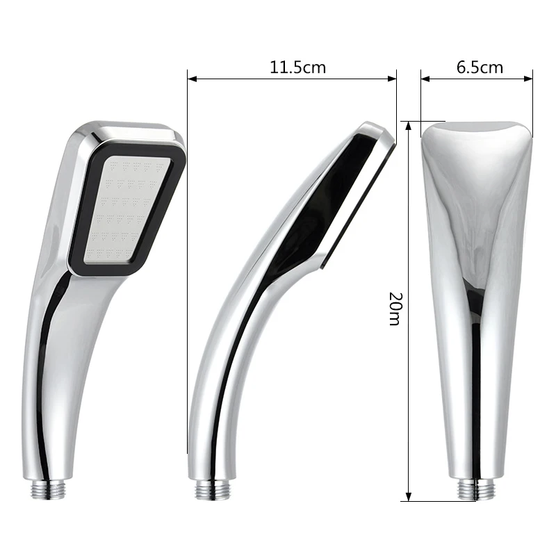 Zhangji 300 Holes High Pressure Rainfall Shower Head  Square Water Saving Filter Durable Spray Nozzle Soft Water Jet