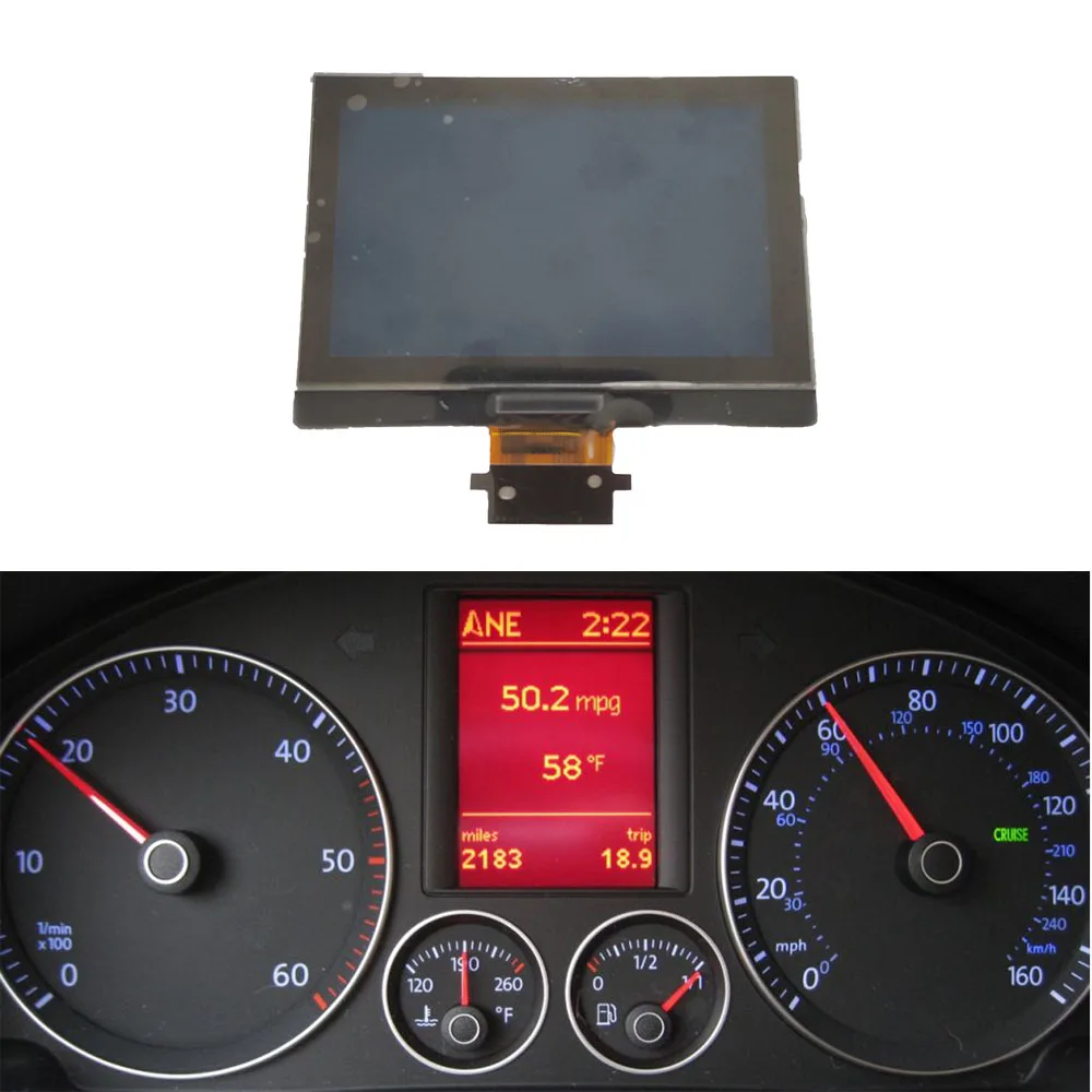 Instrument cluster LCD Display For VW Passat B6 Golf 5V Jetta Touarn EOS Tacho Display MFA FIS Kombi Instrument LCD  A2C00043350