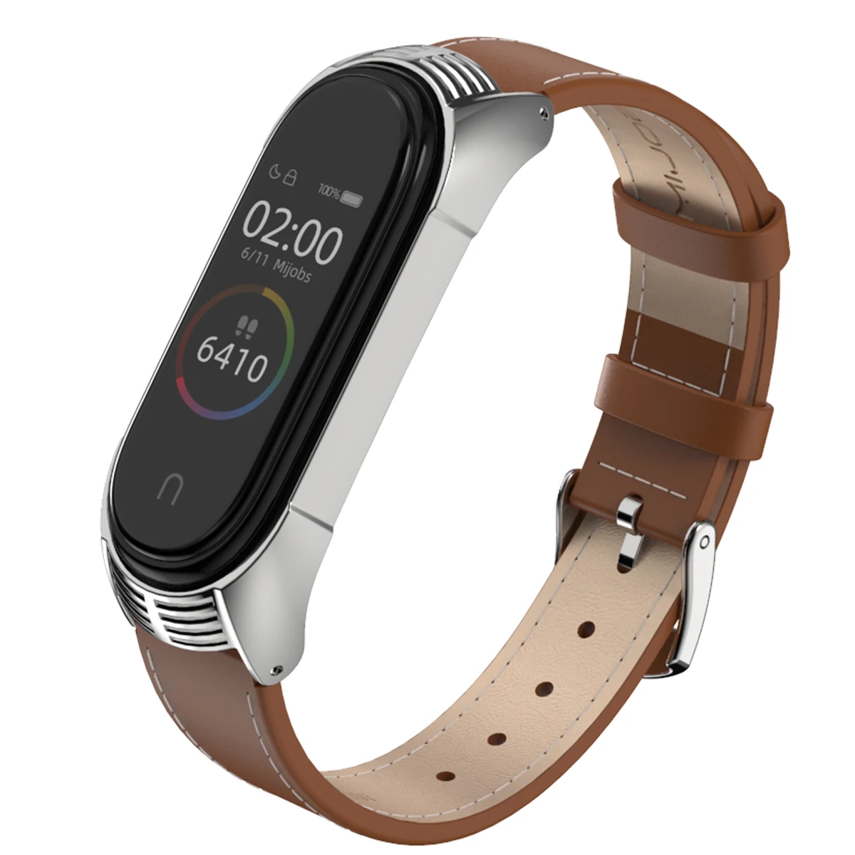 Ремешок из натуральной кожи для Mi Band 4, мягкий воздухопроницаемый браслет для Mi Band 3 4 5 6