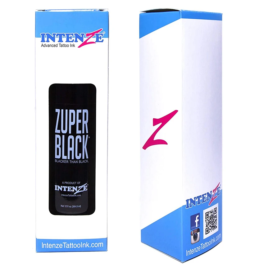 大型ボトル-zuper-ブラック-スーパー-ブラック-タトゥー-インク永久顔料プロフェッショナル-ブラック-タトゥー-カラー-インク-ペイント-タトゥー用品