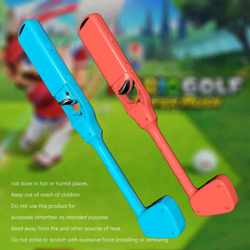 Mando a distancia para Nintendo Switch, 2 uds., rojo, azul, desmontable, para juegos de Golf