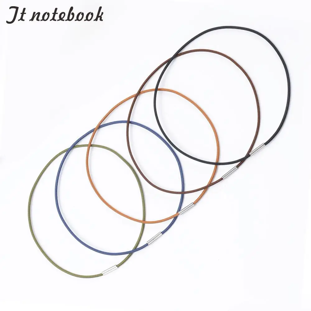 2pcs Spare Rubber Band Leather Notebook Accessory for Travelers Notebook Repair Elastic String Bungee Cord