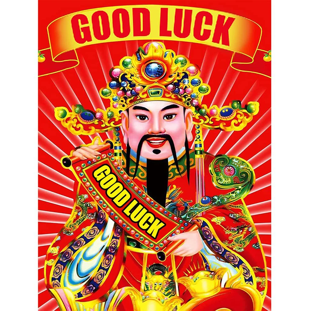 

Ткань с принтом «Good Luck», 14 карат, полный комплект для вышивки крестиком, для рукоделия, рукоделия, шитья, рукоделия, Подарочный дизайн, Волшебный подарок