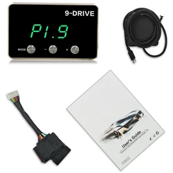 Electronic Throttle Controller 9 MODE Pedal Accelerator Fuel-Efficient for Jeep Wrangler JK Dodge Challenger RAM 1500