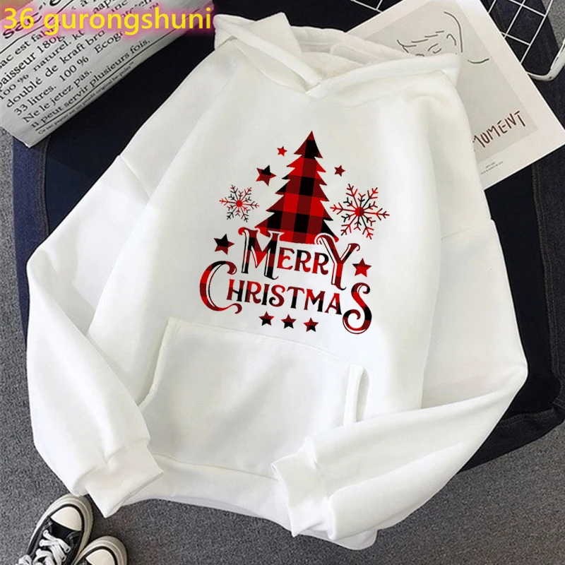 

Wonderful Time Of The Year Hoodies Merry Christmas Hoodies Happy New Year Hoodies Long Sleeve Sweatshirt Women Hoodies 90s Tops