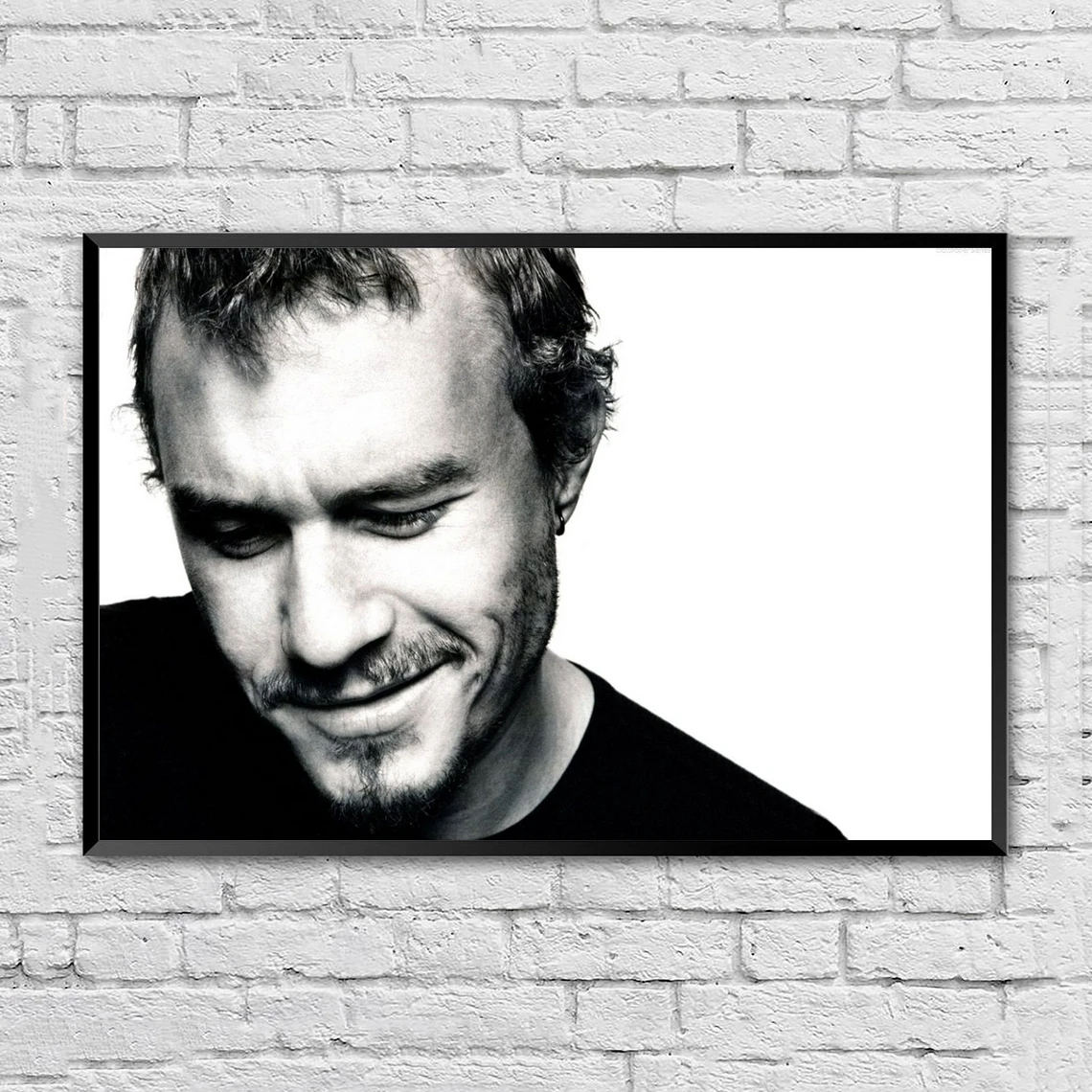 Heath Ledger Poster Movie Star Actor Art Canvas Poster Print Wall Painting Home Decoration (No Frame)