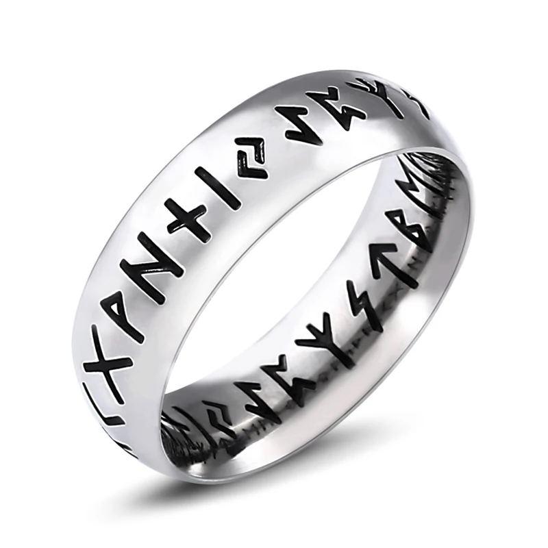BEIER  wholesale price viking rune Ring Men\'s New Brand Unique stainless steel Simple style Jewelry Lover gift BR-R136
