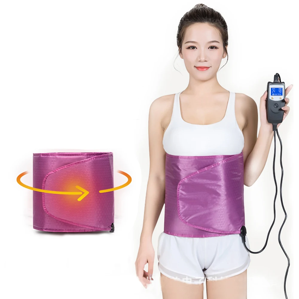 

Far Infrared Heating Slimming Belt Waist Protection Warm Uterut Sauna Fat Burner Weight Loss for Women & Men EU US Plug