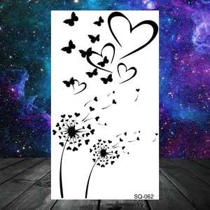 الحوت الأسود الهندسي الوشم المؤقت للنساء ، الهندباء وهم وهم ، الرقبة ، الذراع واليد ، الوشم الصغير ، غابات البحر والجبل ، الكبار والأطفال أعلى 11 بيع الوشم الغابة السوداء معنى – No12