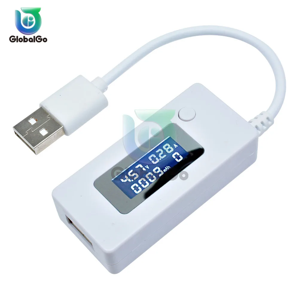 USB Current Voltage Capacity Tester Volt Current Voltage Detect Charger Capacity Tester Meter Mobile Power Detector Battery Test