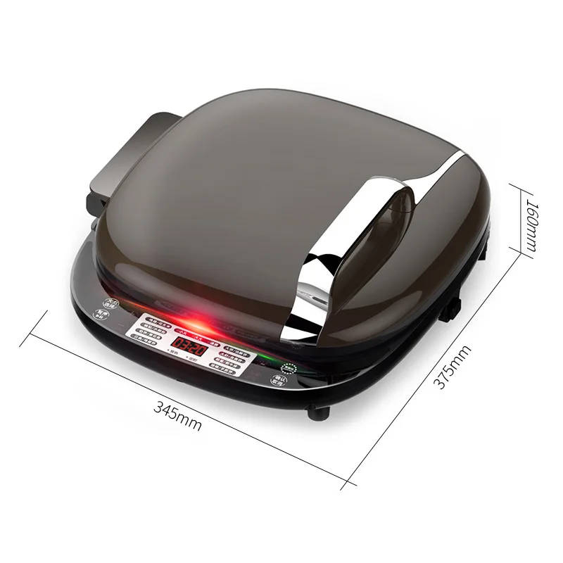 Electric Baking Pan Double Side Heating Non-stick Pancake Maker can be removed washing 1350w Electric Grill