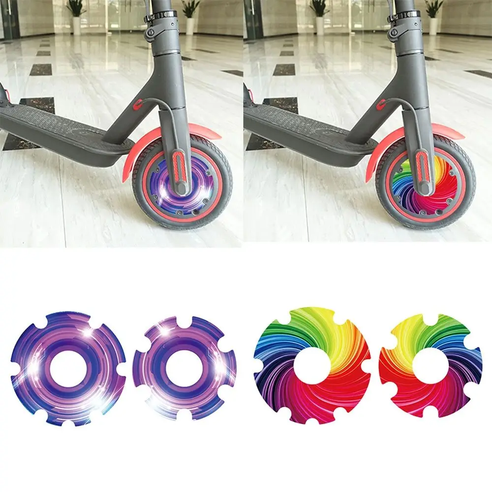 High Quality Electric Scooter for Xiaomi M365/1s/pro2 Shell Kick Motor Protective Cover Scooter Accessories Front Wheel Sticker