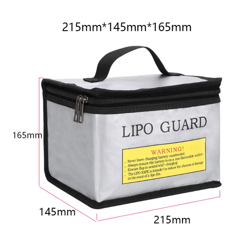 Fireproof Safety Bag LiPo Battery Portable Lipo Guard Explosion Proof Fire Resistant Charging Sack Battery Safe Bag For Battey