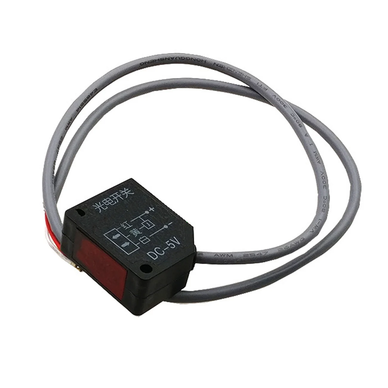 E18-50NK Infrared Obstacle Avoidance Sensor Diffuse Reflective Optoelectronic Switch 3-50CM NPN Normally Open 5V