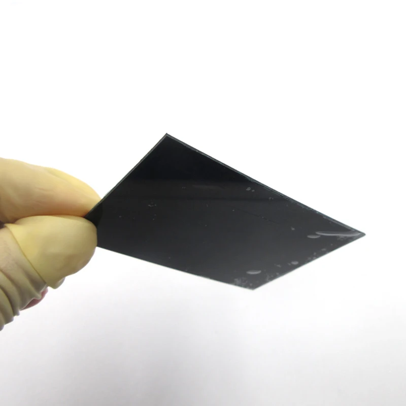 0.05-1mm black infrared filter film plastic film sheet plastic sheet bending/cutting visible light filter