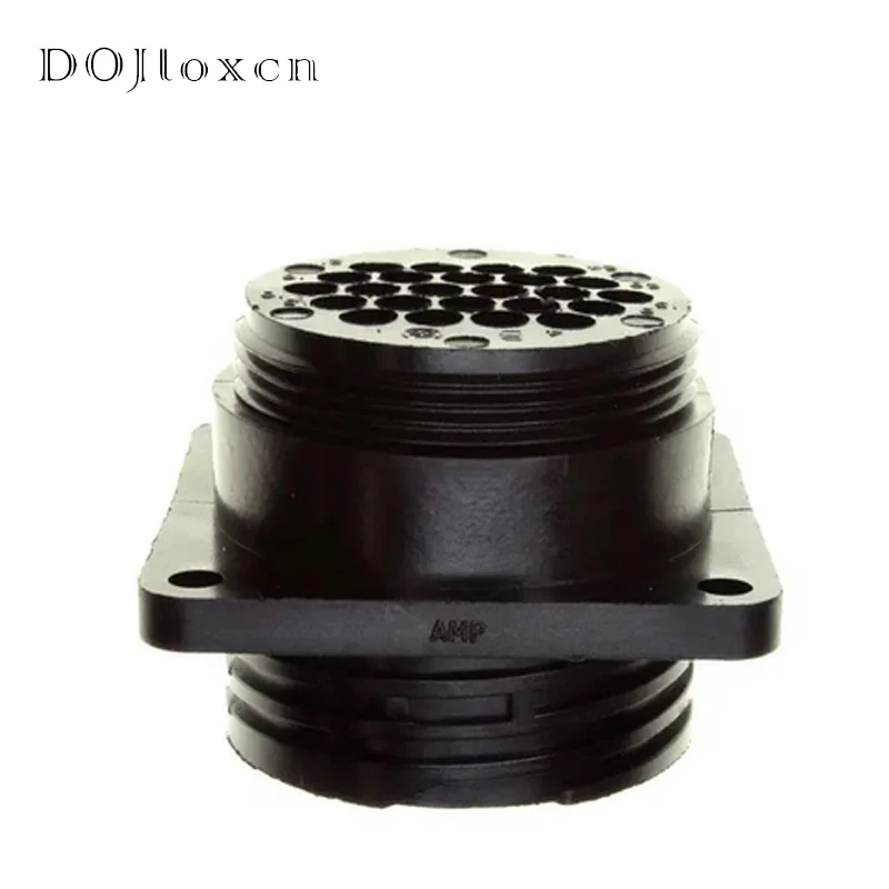 1 Set 24 Pin TE Original Product Wiring Male Female Plug Black With Flange Connector or Tail Clamp 206837-1 206838-1 206138-8