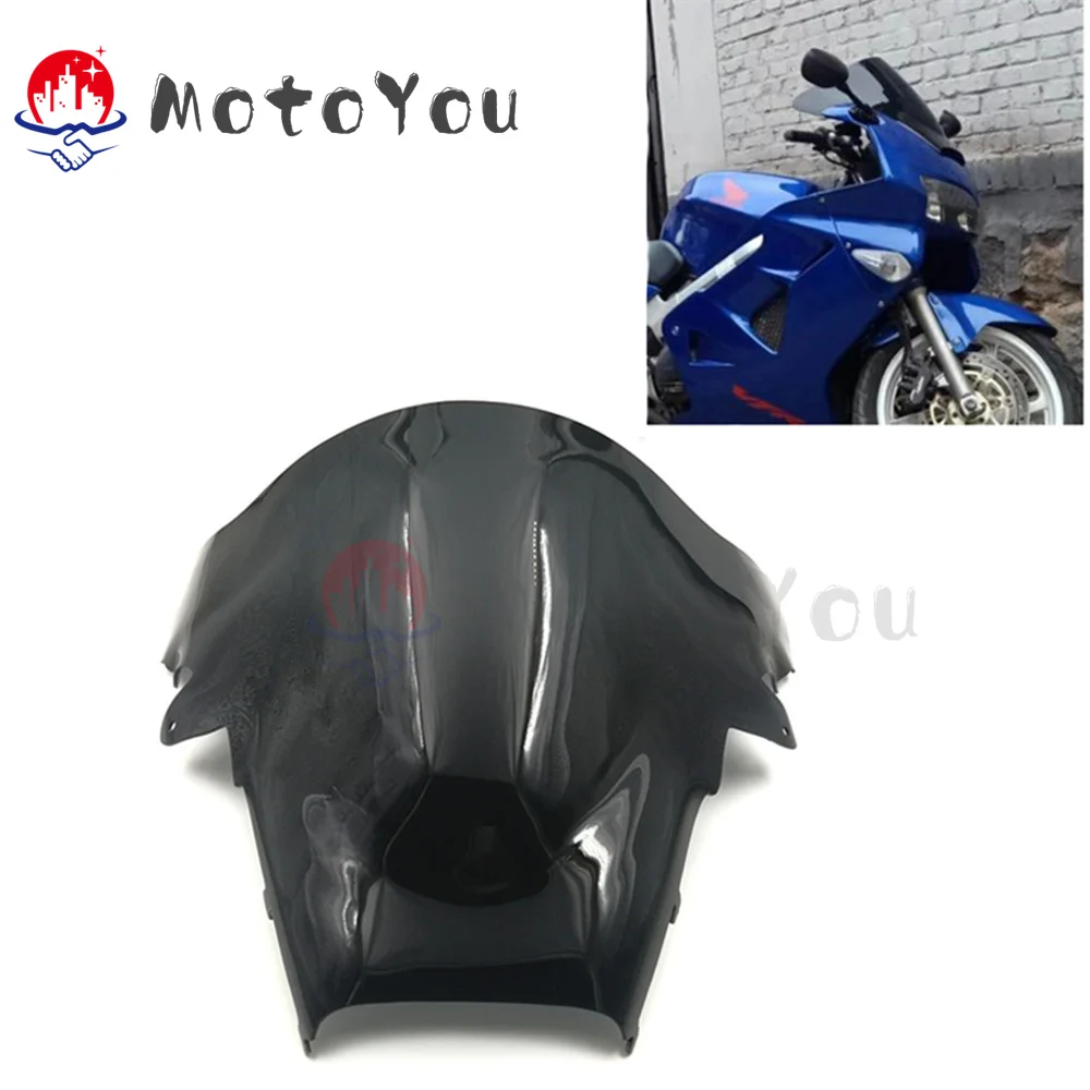 For Honda VFR800 VFR800Fi RC46 98-01 Front Wind Shield Deflectors ABS Windshield Windscreen VFR 800 VFR-800 1998 1999 2000 2001