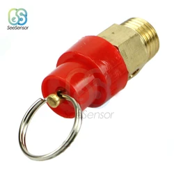 1/4'' BSP Thread 1/3/4/5/6/7/8/10KG Air Compressor Safety Relief Valve Pressure Release Regulator For Pressure Piping