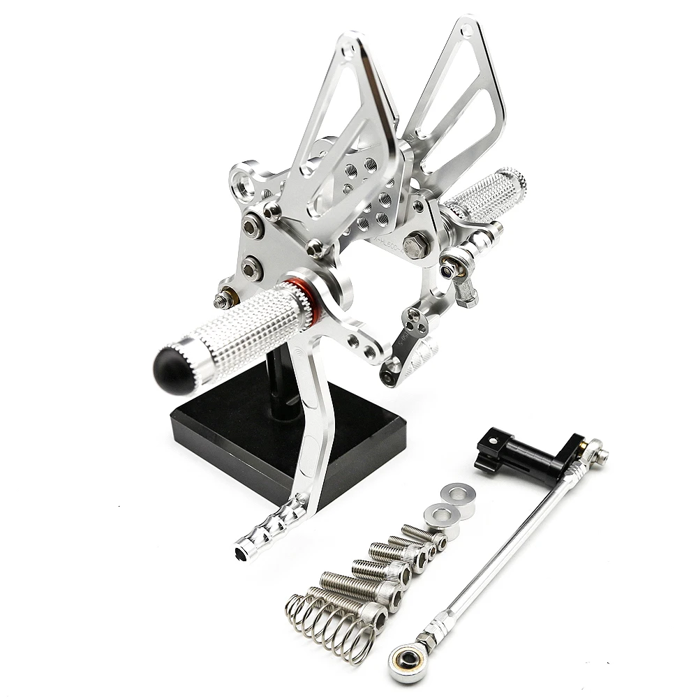 Motorcycle Aluminum Frontset Footrests Shift Gear Lever Foot Pegs Pedal For Benelli Tnt 302 R BJ302