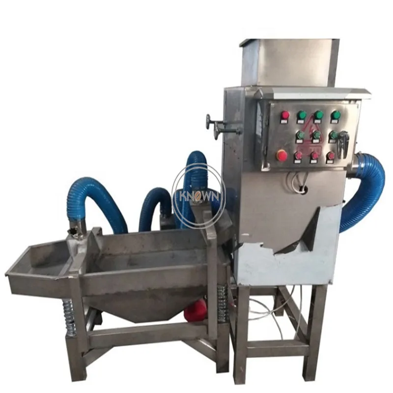 Professional 100kg/h Cocoa Bean Skin Peeler Machine Cocoa Bean Winnowing Peeling Sifter Machine Pri For Sale