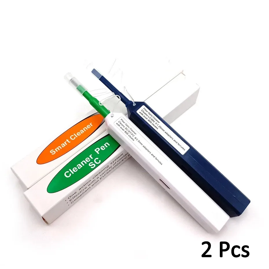 

Free Shipping 2pcs/lot FTTH Optical Fiber Pen Cleaner Tool Cleaning 2.5mm LC MU and 1.25mm SC FC ST Connector Plug Ferrule