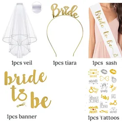 Rose Gold Bride To Be Show Bridal Shower Banner Balloons Party Bachelorette Decoration Fetti Rose Gold Pink Decorations Kit