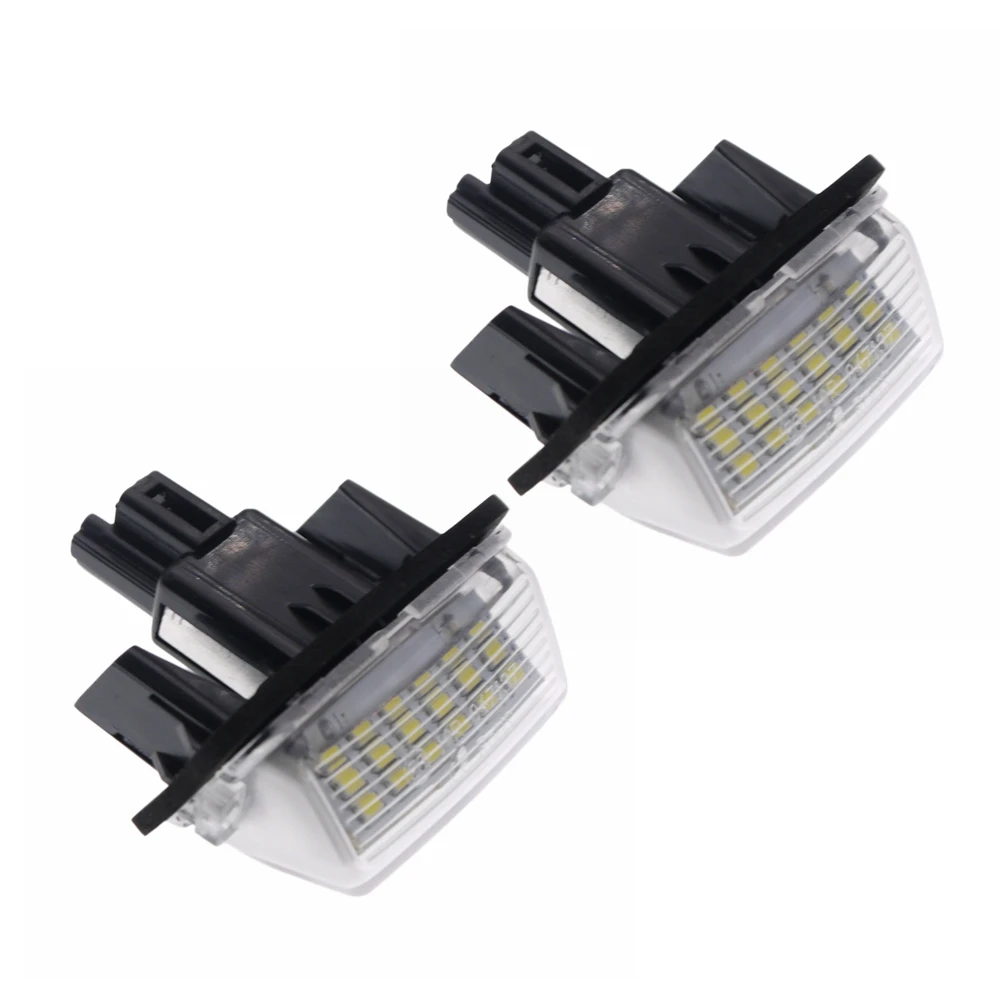Eonstime 2pcs Error Free Car 18Led SMD License Number Plate Light For TOYOTA CAMRY Yaris/Hybrid COROLLA  PRIUS C  RACTIS VERSO