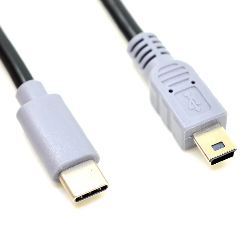 USB 3.1 المضيف OTG نوع C ذكر إلى USB صغير نوع B كابل محول ذكر للهاتف المحمول كاميرا محور الصلب لماك بوك وجوجل Chromebook #4