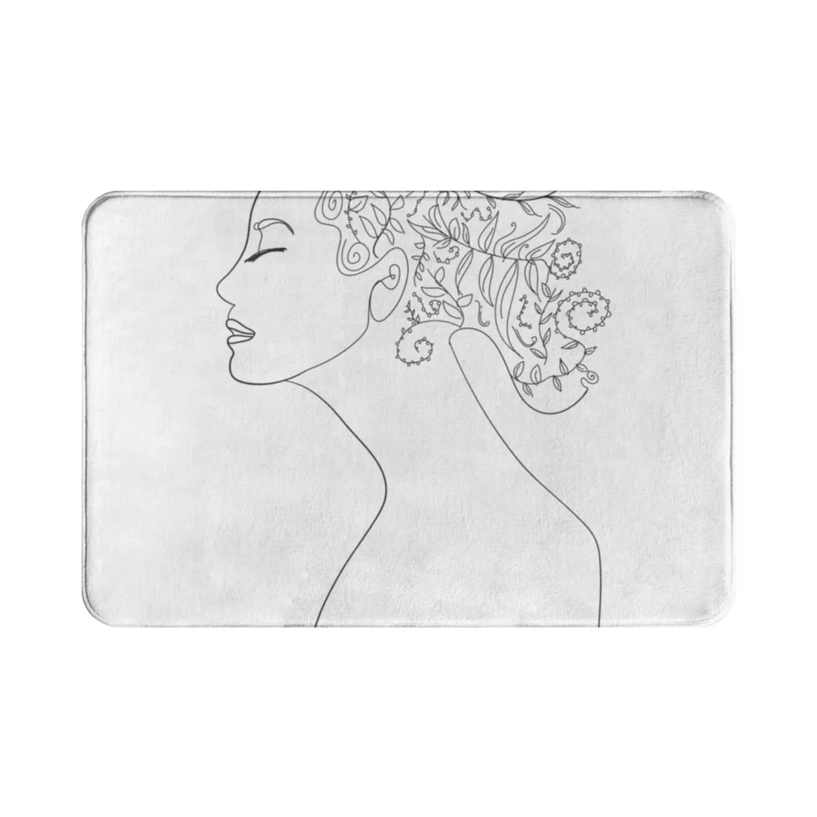 

[ Untitled ] Carpet Mat Rug Cushion Soft Non-Slip Artist Patterns Flowers Modern Interior Decorating Interior