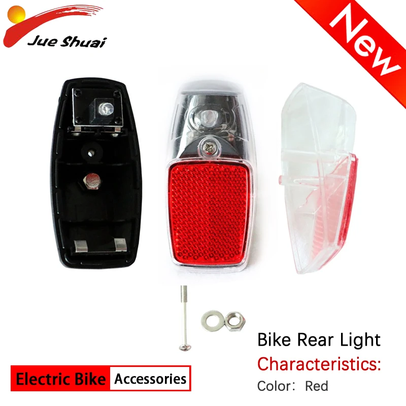 Rear Fender Tail Light for Bike Taillights Safety Lamp LED Warning Stoplight Mudguard Brake Light bike Acessories