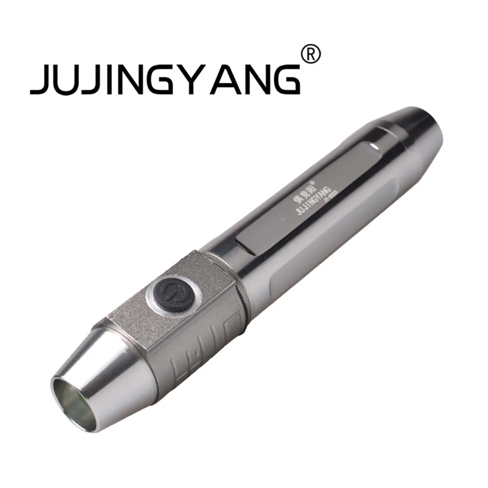 Aluminum Alloy LED Light Jade Flashlight Identification Jewelry Jadeite Far-Light 18650 Lithium Battery