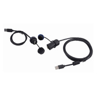 USB 2.0 Type a Male to Female Extension Cable IP68 Waterproof Industrial Standard with Dustproof Cap 1m/1.5m/3m/5ft Data Sync Co