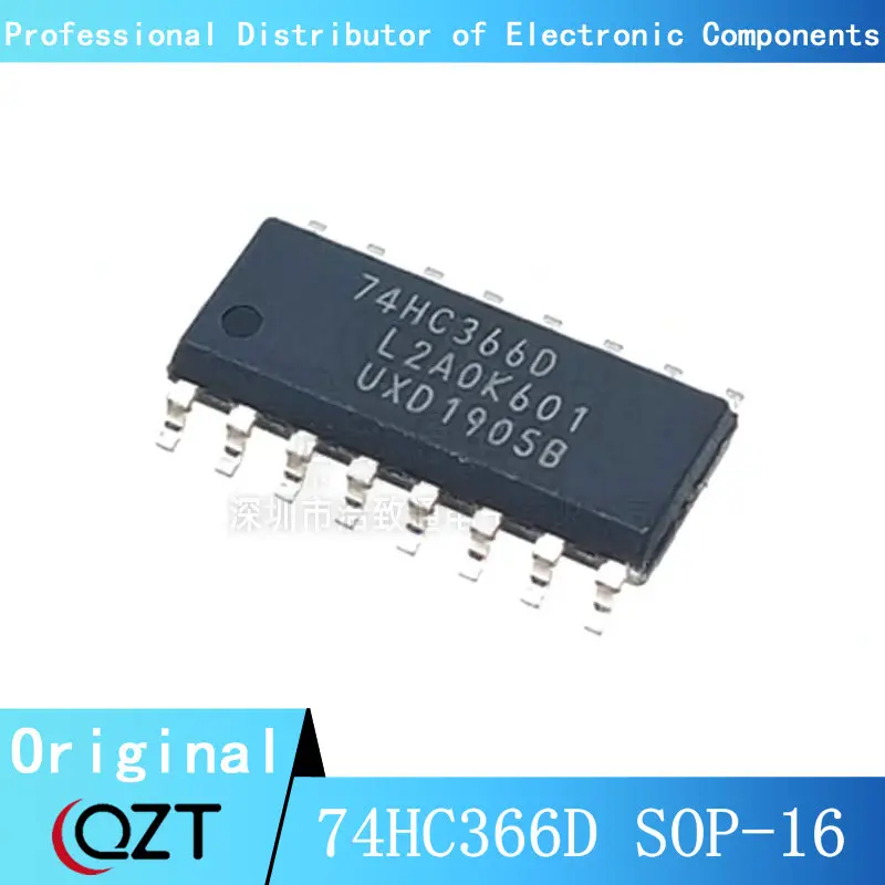 10 pçs/lote 74HC366 SOP16 SN74HC366DR SOP SOP-16 74HC366D HC366 SOIC16 SN74HC366D SOIC-16 chip SMD Novo local