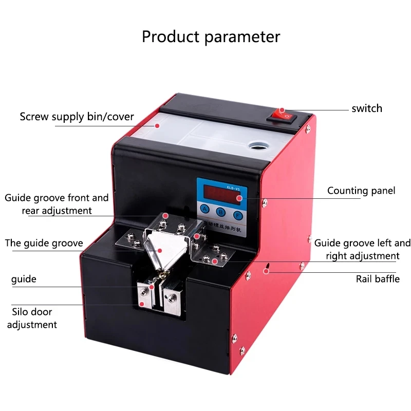 screw arrangement machine 110/220V Precision automatic screw feeder automatic screw distributor with counter