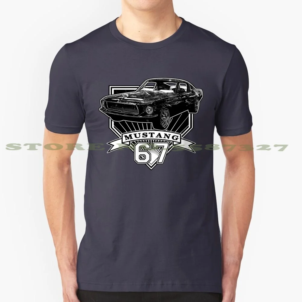 

67 Fastback 100% Pure Cotton T-Shirt Fastback 1967 289 200Ci 390 Bullitt