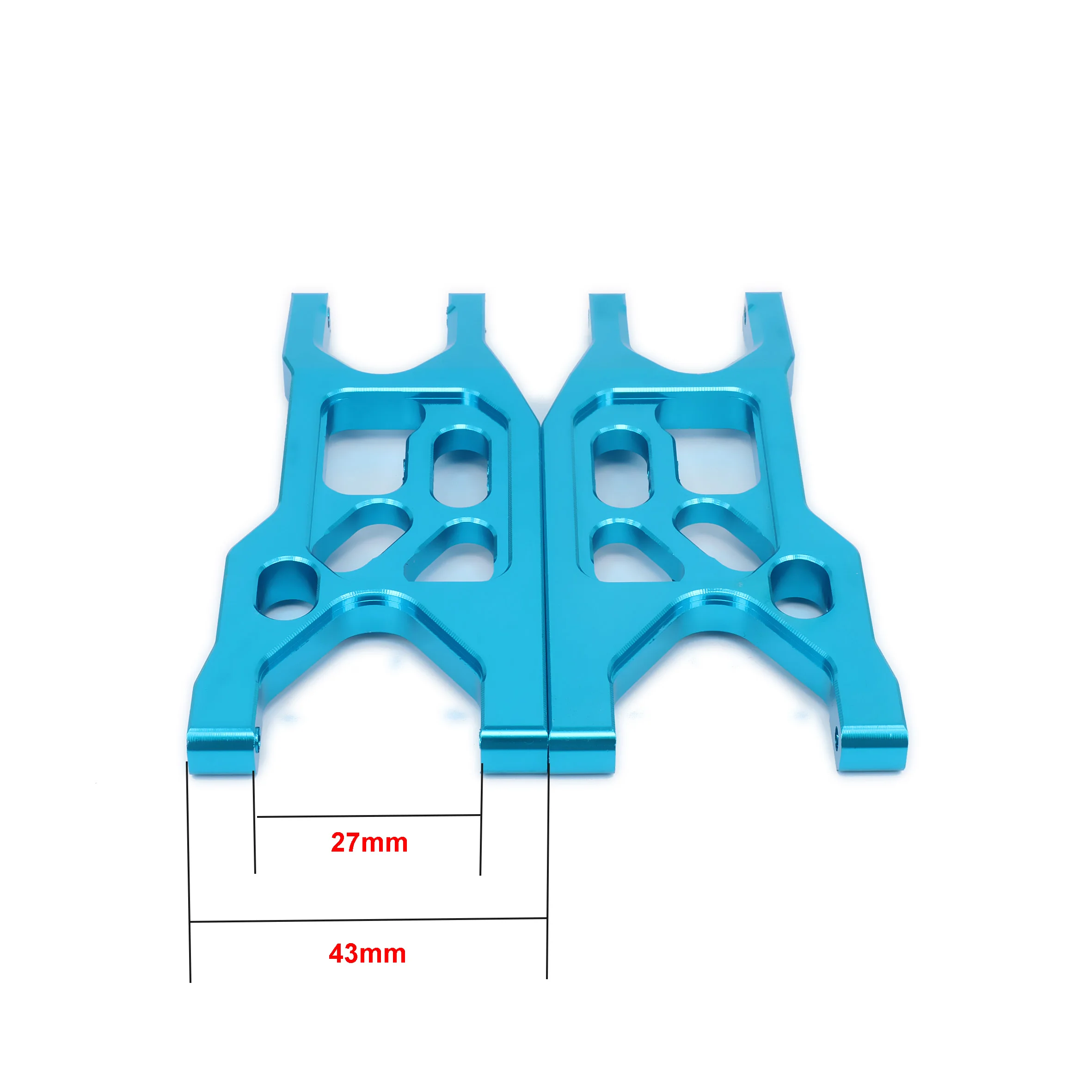 Front Lower Suspension Control a-Arms Aluminum For Rc Car 1/10 Axial Yeti Rock Racer Buggy Crawler Upgraded Hop-Up Parts AX90026