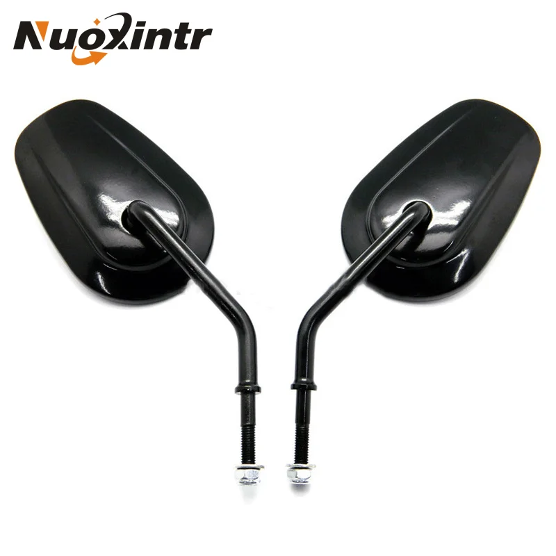 Nuoxintr Motorcycle Rearview Mirror Side Mirrors For Harley Davidson Flhtc Classic XR1200 XL883 Sportster Softail