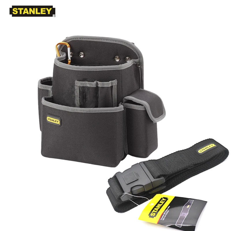 Stanley 1-piece professional multifunctional tool bags work organizer pouch waist tool holder electrician bag with hook