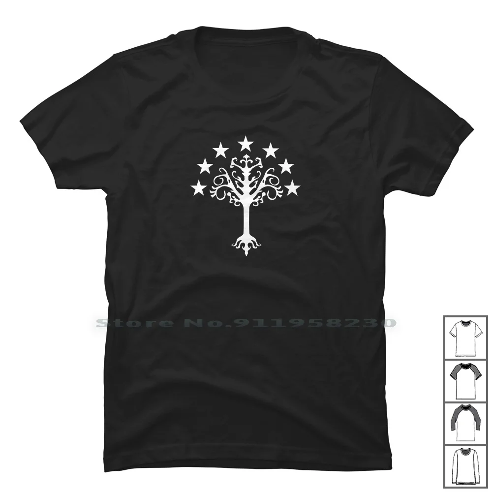 Tree Of Gondor T Shirt 100% Cotton Music Humor Tree Fun Ny Go Do Funny Music