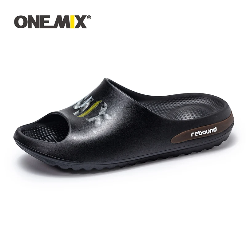 

ONEMIX High Quality Men Indoor Sandals Slipper Summer Casual Outdoor Non-slip Beach Wadding Adult Male Fashion Home Flip Flops