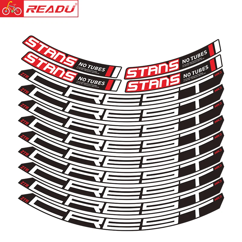 

READU 2020 MK3 mountain bike wheel stickers mtb bike rim stickers decal bike sticker bike accessories