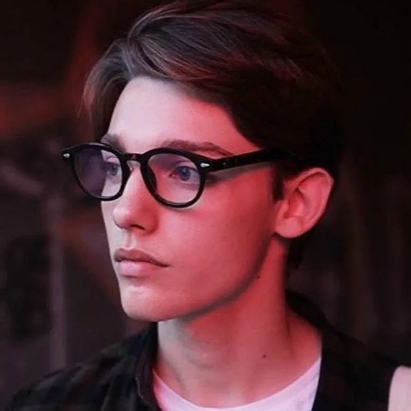 2024 Glasses Men Retro Vintage Prescription Glasses Women Optical Spectacle Frame Clear lens Black frame