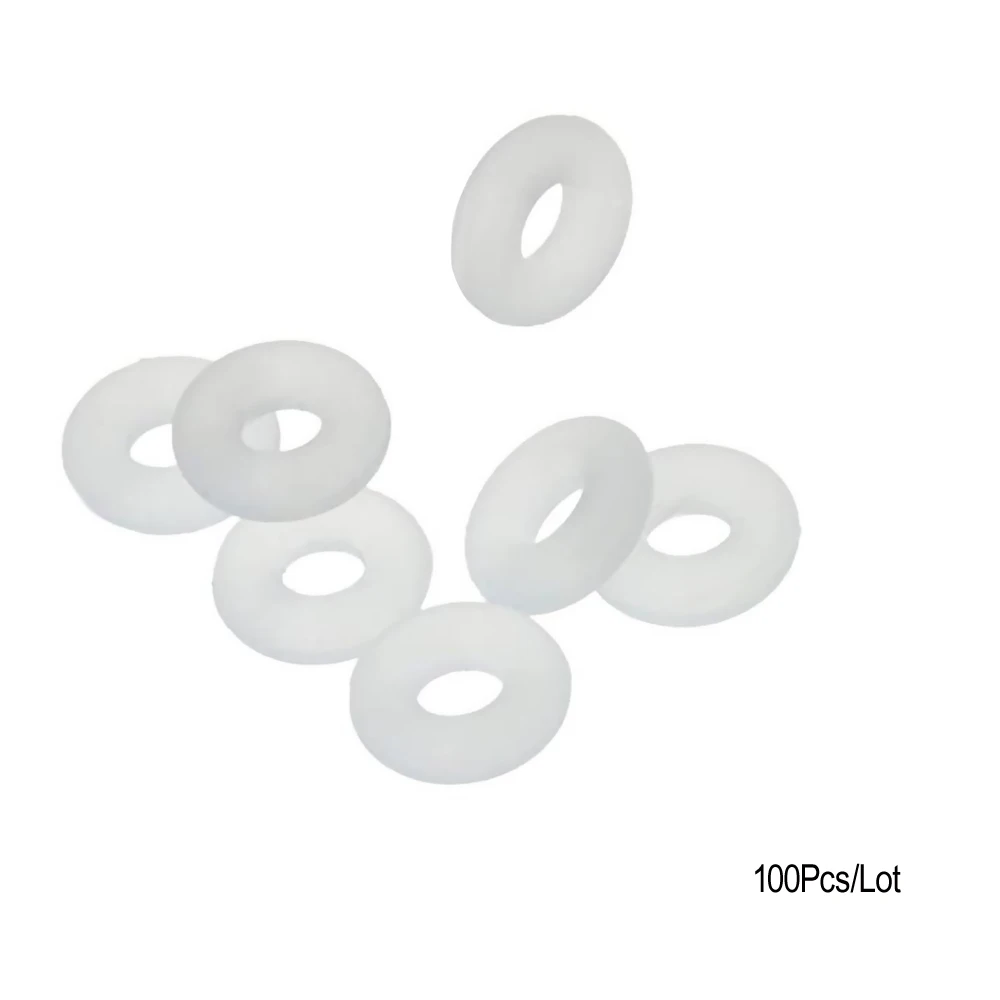 100Pcs/Lot Silicone Rubber Stoppers Ring Beads Charm DIY Bracelets Necklaces  Use Alone or with Clip Lock Spacer