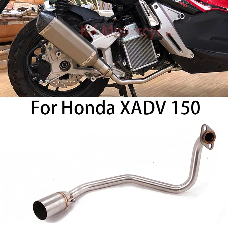 

For X-ADV 150 X ADV150 51mm Motorcycle Exhaust Front Pipe Muffler Middle Link Connect Pipe Stainless Steel Motocross