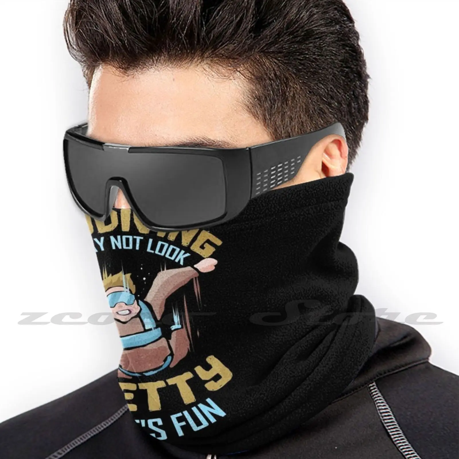 | It May Not Look Pretty But It'S Fun Bucket Hat Fashion Soft Personalized Pattern Gift Cap Parachute Parachute Jumping