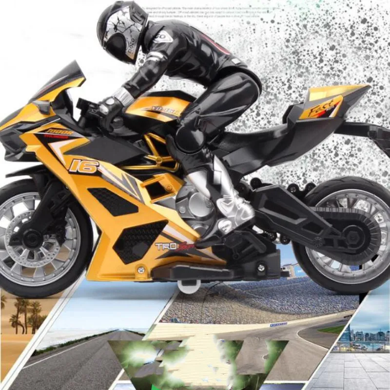 RC Stunt Motorcycle RC dirft Car RC Motorcycle Remote Control Motorbike 360 degree rotation Drift Car Toy one hour driving Cars