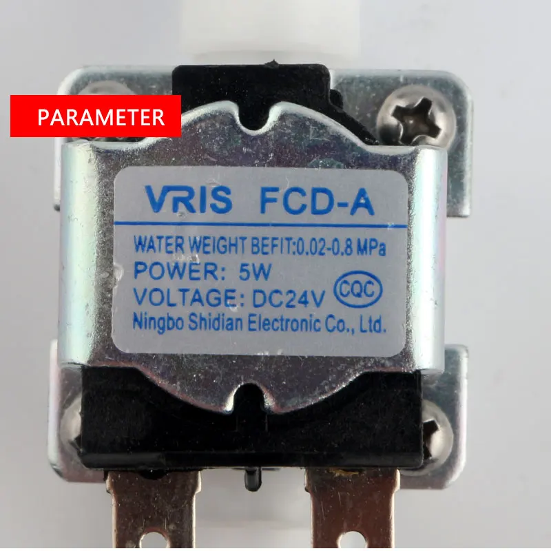 سريعة ربط 1/4 "DC24V الملف اللولبي صمام العالمي RO لتنقية المياه FCD-A مدخل المياه الكهرومغناطيسي صمام عادة مغلقة نوع