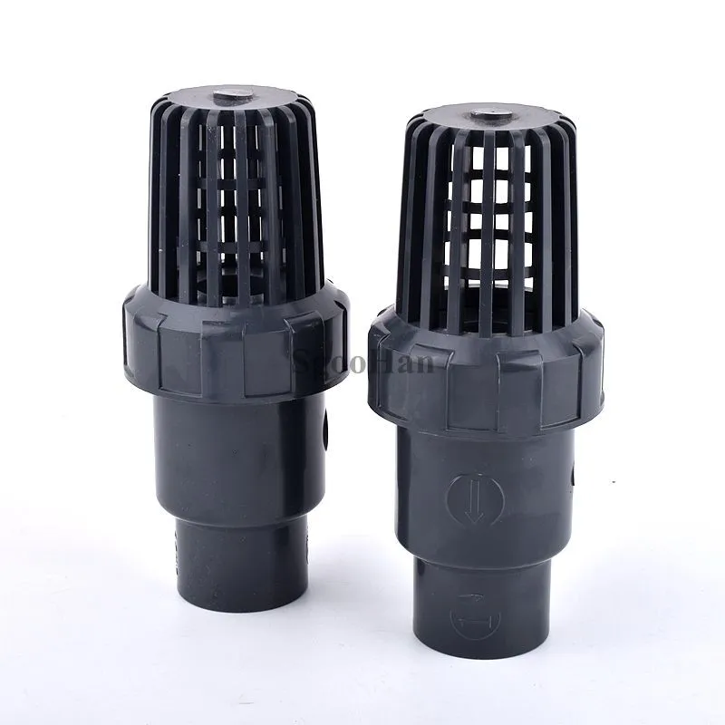 1PC I.D 20~63mm Piston Bottom Check Valve Water Pump Water Inlet Outlet UPVC Filter Aquarium Garden Home Watering Tube Fittings