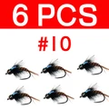 6 piezas talla 10